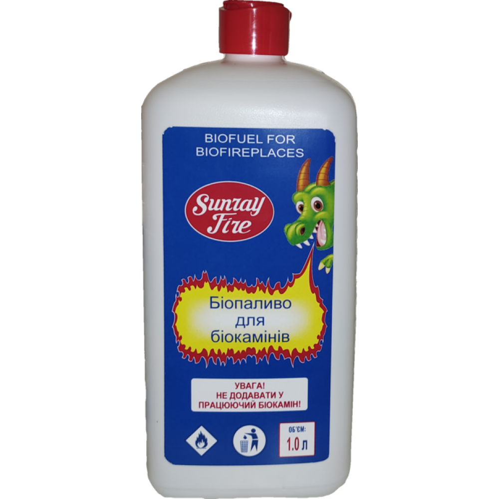 Біопаливо для біокаміна каністра 1л